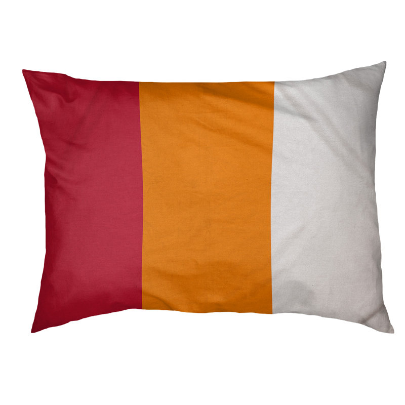 Coussin Houston, Petit (l 28 po x P 18 po x H 6 po), Orange