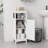 Bathroom single door cabinet
