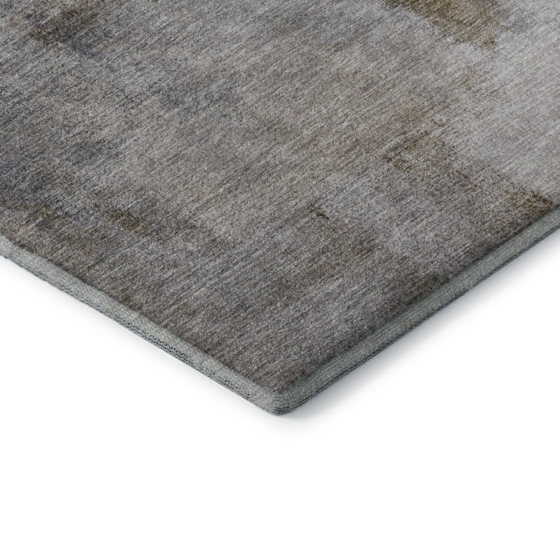 Premium Machine Washable Prisco Blue Rug, Rectangle 8' x 10'