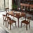 Suspended solid wood dining table-106443313