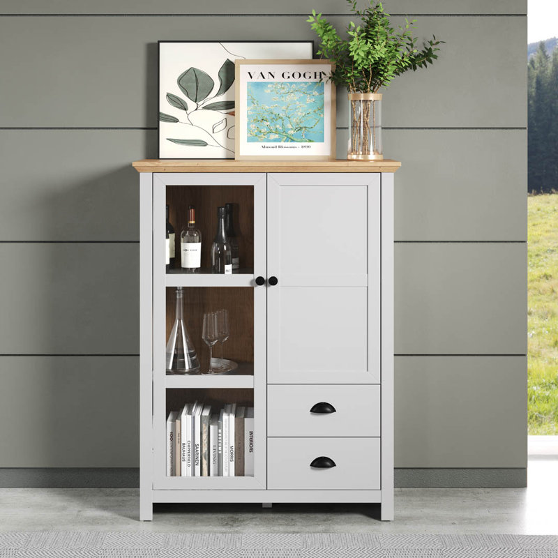 Flaton 97 Cm Wide 2 Drawer Highboard