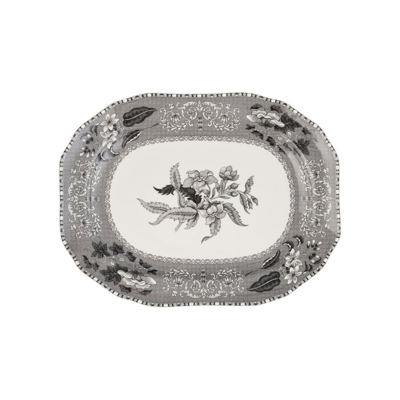 Plateau ovale moyen 14 po Spode Heritage Collection