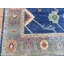 Tapis unique bleu marine de 8 pi x 10 pi