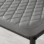 Eubanks 6 Grey Dining Table & 6 Grey Gold Leg Chairs-2110920500-2095718155