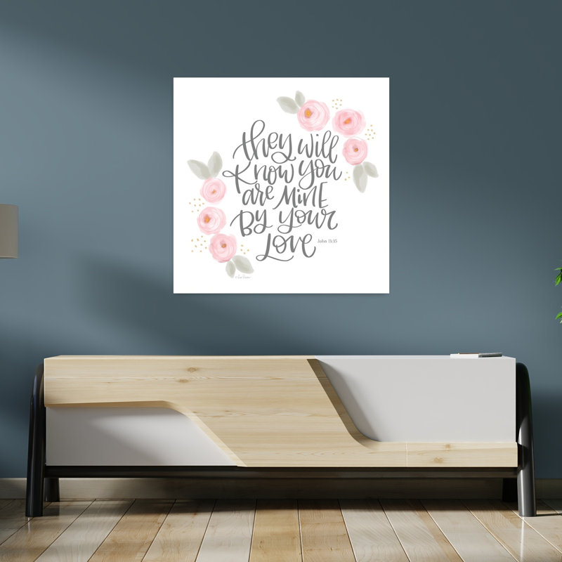 They Will Know 1 Piece Wrapped Canvas Wall Art, 91.44cm H x 91.44cm W