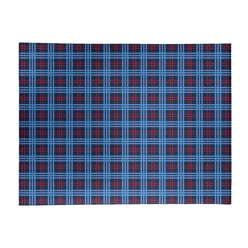Plaid Indoor Rug, Rectangle 8' x 10'
