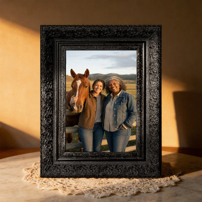 5" x 7" Black 3 PCS Statement Picture Frame for Pet Photo Display