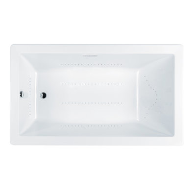 Elara® 72" x 36" Drop in/Undermount Air Bathtub