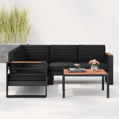 TABLE BASSE EN V