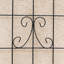 Paquet de 2 treillis de jardin en métal antirouille pour plantes grimpantes-1829340412