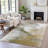 Machine Washable Indoor/Outdoor Xhevrie Green Rug-111819131