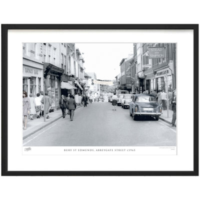 Bury St Edmunds, Abbeygate Street C1965 by Francis Frith - Single Picture Frame Print