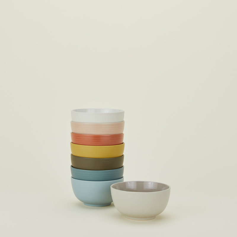 Essential Stoneware Rice Bowl, Peacock