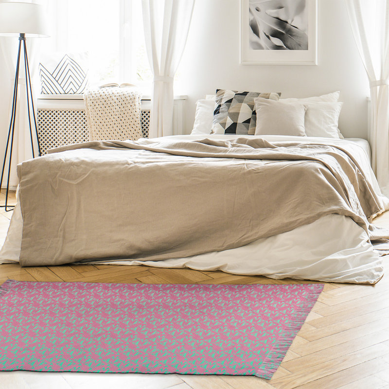 Tapis gris/rouge d’art déco classic Mcguigan, Non