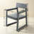 5 Grey Outdoor Dining For Patio - Table With Umbrella Hole And 4 Armrest Chairs, Ideal Backyard, Lawn, Deck Or Poolside, Long Service Life, Low Maintenance, High Impact Strength In High , Long-Lasting-777408006