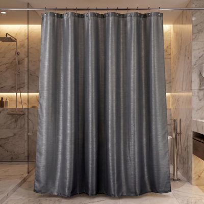Glitter Shower Curtain,Waterproof Washable Quick Dry, 72Lx72W,Gold