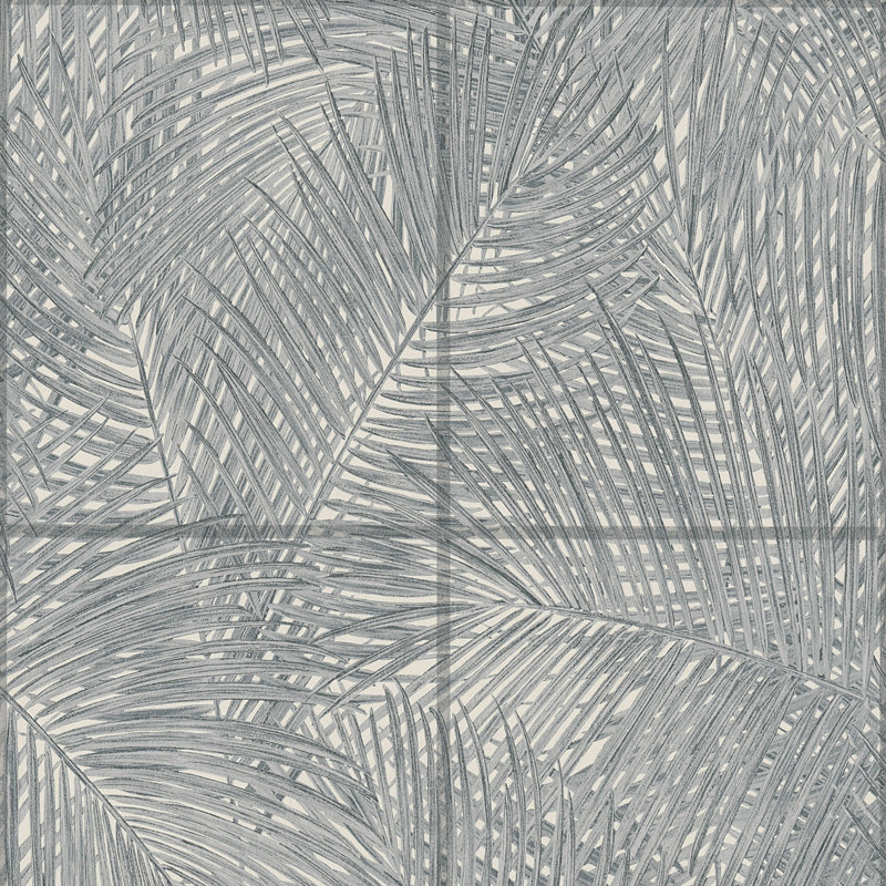 Cettina 10.05m x 53cm Matte Wallpaper Roll, Grey/Anthracite/White