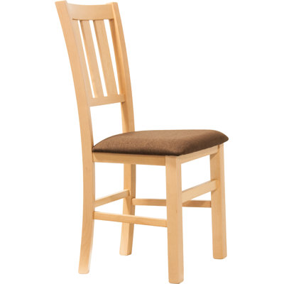 Linen Upholstered Windsor Back Side Chair