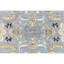 Wool Oriental Area Rug in Light Blue/Black/Red-72022602