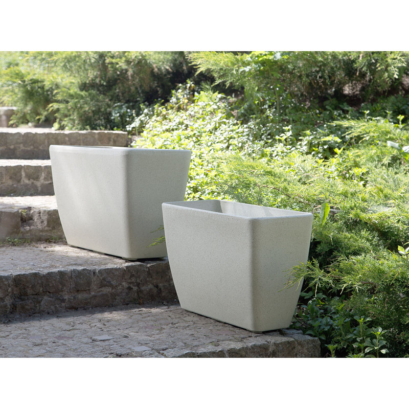 Krystalynn Pot Planter, 60cmH x 27cmW x 41cmD, Beige