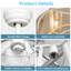Ventilateur de plafond cage à 20 pales de 20 po avec télécommande et ensemble d'éclairage inclus-1092119348