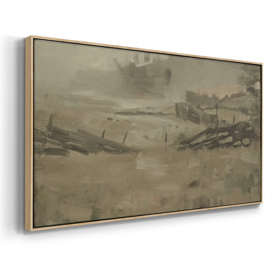 Série paysage - DCCCLV III - Toile tendue avec châssis encadré - Prêt à être accroché