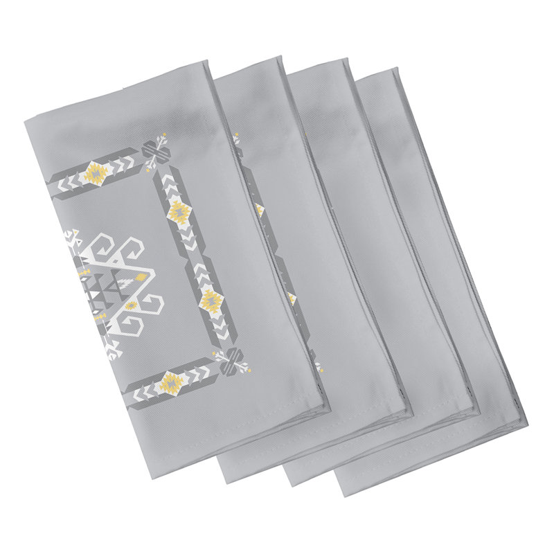 Ensemble de serviettes 4 pièces Alfreda, gris