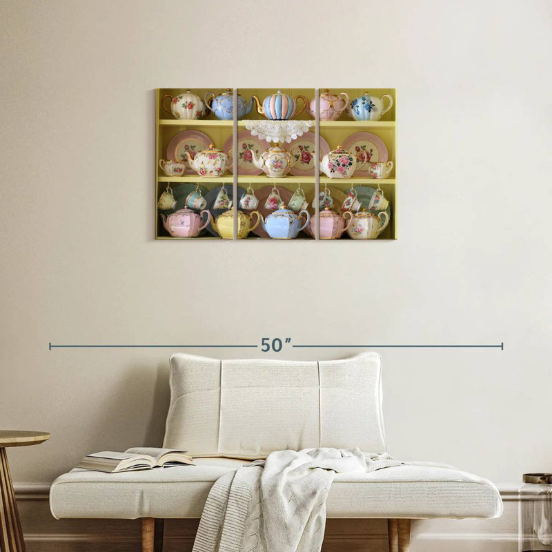 Senne Teaware Collection, 20" H x 33" W