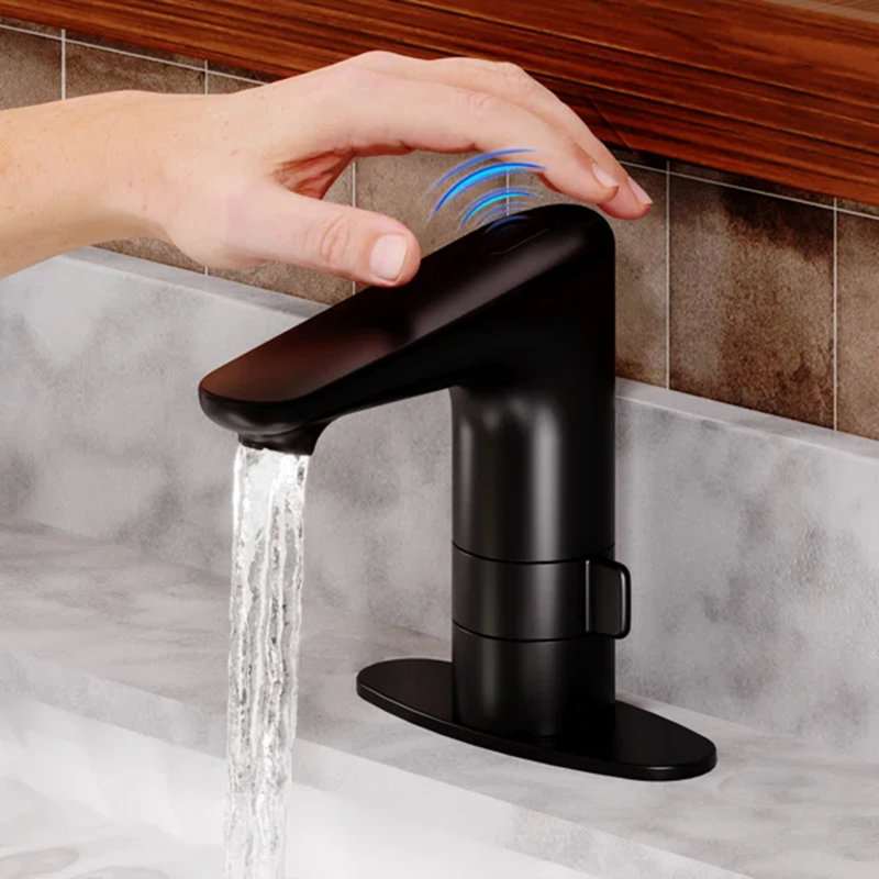Drop-In Single-handle Bathroom Faucet with Drain Assembly