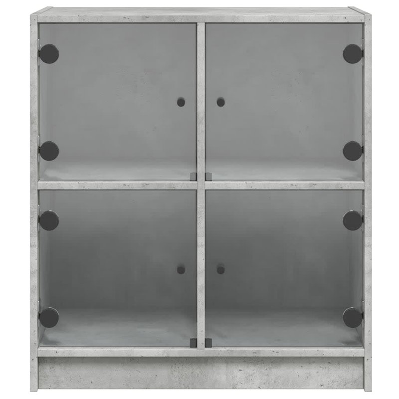 Mataia Rectangle Accent Cabinet, Concrete Grey