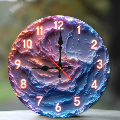 Horloge de style galaxie