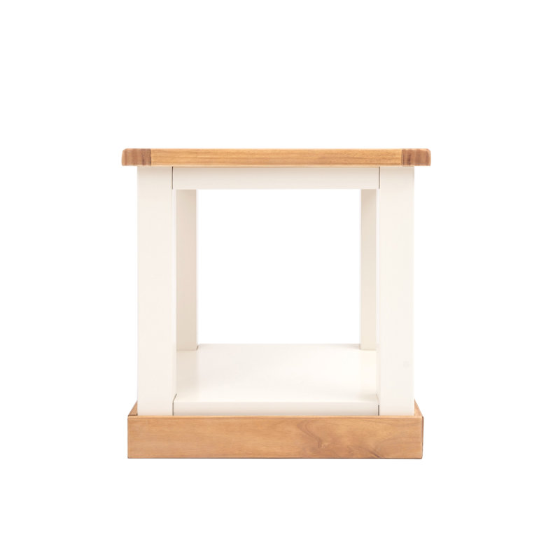 Frame End Table, Waxed