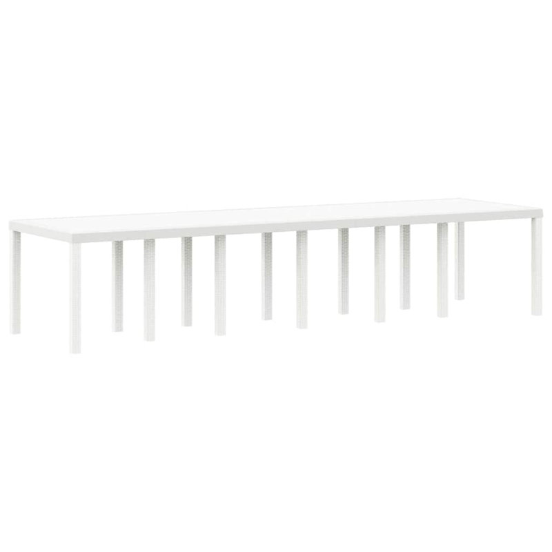 Garden Table, 73cm H x 350cm W x 100cm D, White