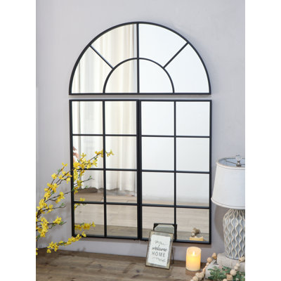 Dakota Large Arched Wall Mirror with 3 Separate Sections
