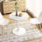 Modern Hexagonal Coffee Table with Sturdy Metal Base and MDF Top for Various Rooms-1145885724-1145885726