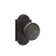 Emtek Passage Knobset w/ Sandcast #1 Rosette and Butte Knob