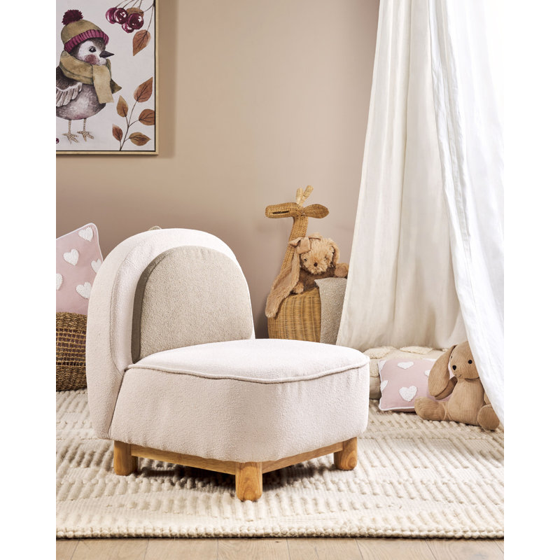 Arwood Upholstered Accent Chair, Beige