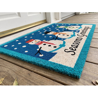 Coco 30 po x 18 po tapis de porte extérieur antidérapant Limones