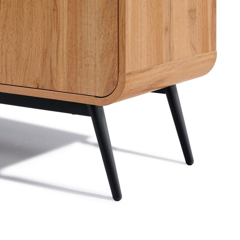 Armoire de rangement à 4 portes avec tablettes Randolph