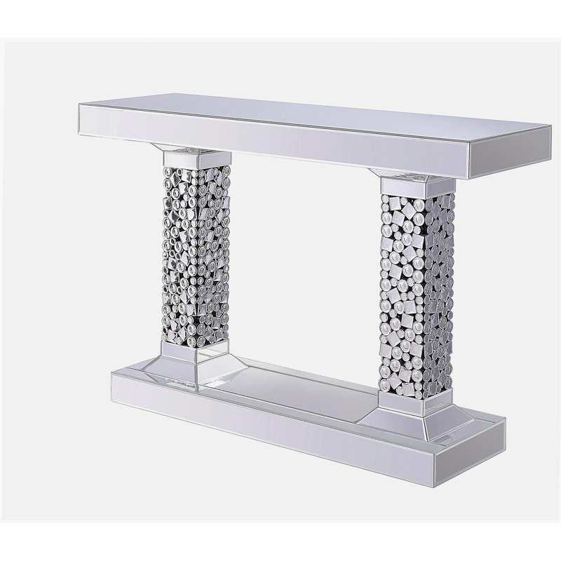 Table basse décorative en miroir Lachina