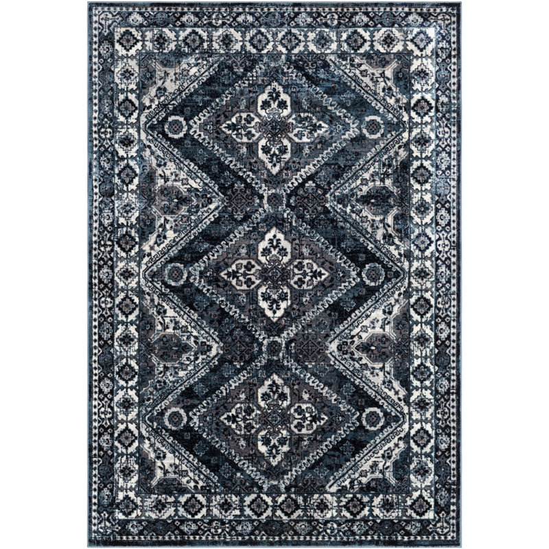 Rouillard Southwestern Indoor Rug, Rectangle 6'7" x 9'