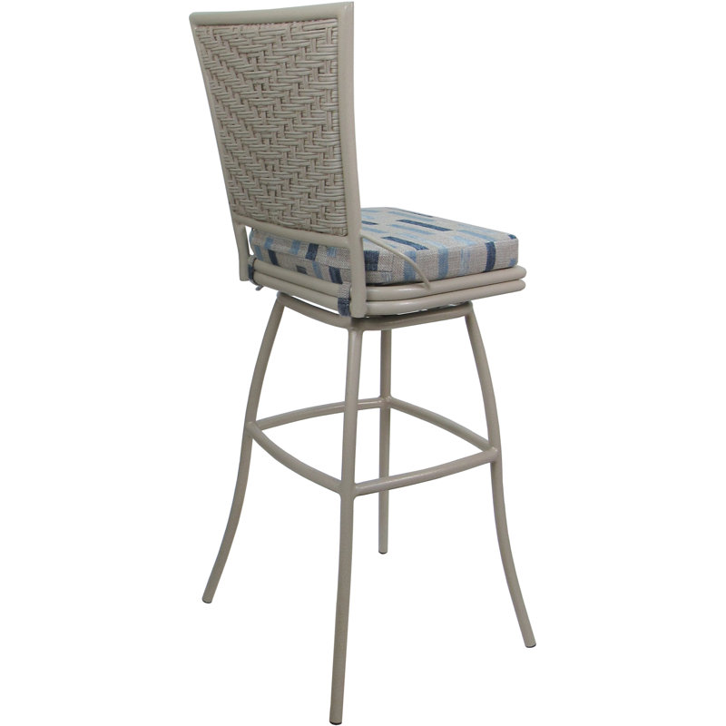 Bloc de tissage bleu, Beige, 34"