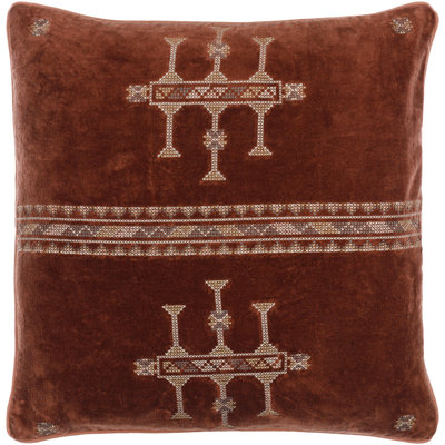 Veola Cotton Velvet Throw Pillow