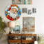 Horloge murale décorative de père Noël, horloge murale 12 po