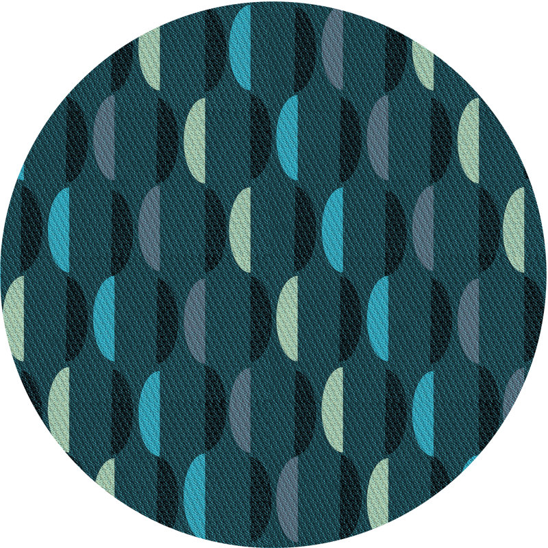 Tapis géométrique Holdsworth, Rond 8 pi