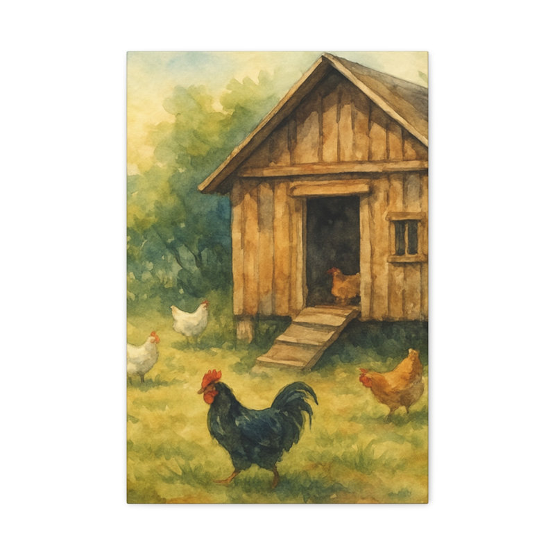 Aaroon Single Picture Frame Print on Canvas, 60.96 cm H x 40.64 cm W