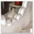 White Scalloped Round Wall Mirror