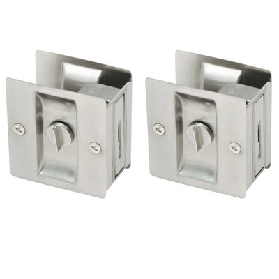 Bed and Bath Lock Pocket Door Hardware