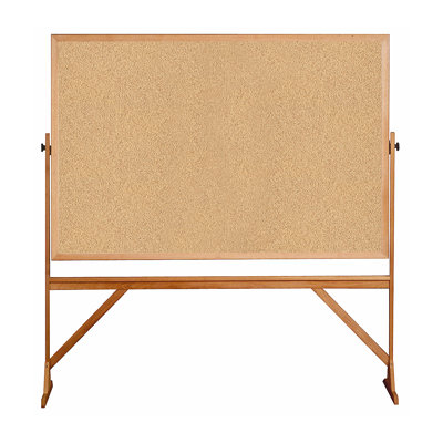 Ghent No Cork Freestanding Wood Bulletin Board