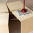 Creative geometric deformation end table